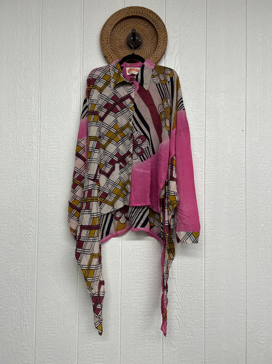 Crepe Sari Nirvana Button Down 1125 215