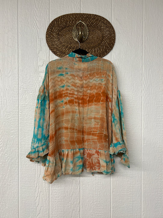 Crepe Sari Wild Rose Top 0526 018