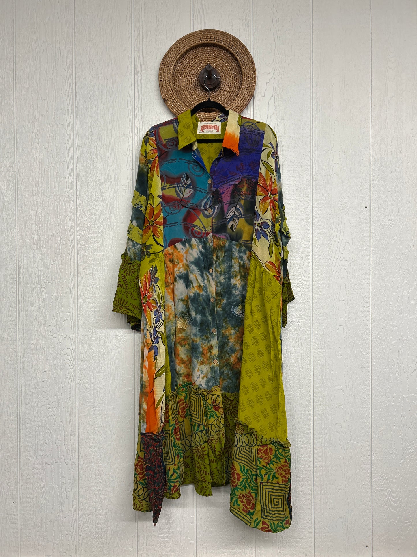 Crepe Sari Rhiannon Duster Dress 0226 203