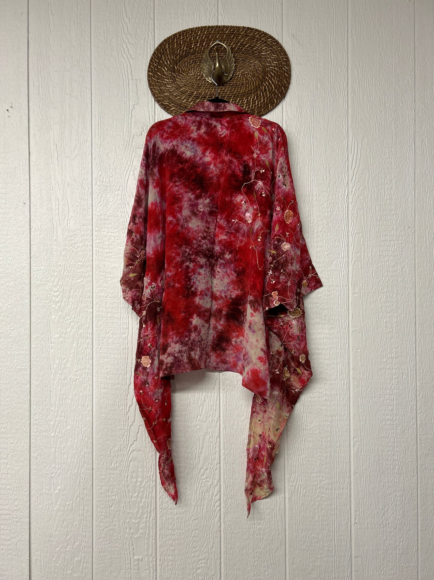 Crepe Sari Summer Nirvana Button Down 0626 159