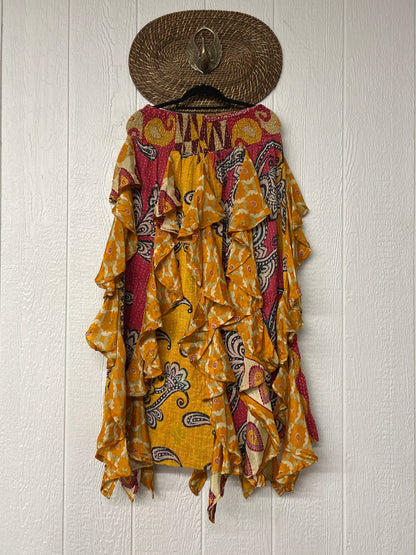 Pareo Kantha Willow Maxi Skirt 0826 255