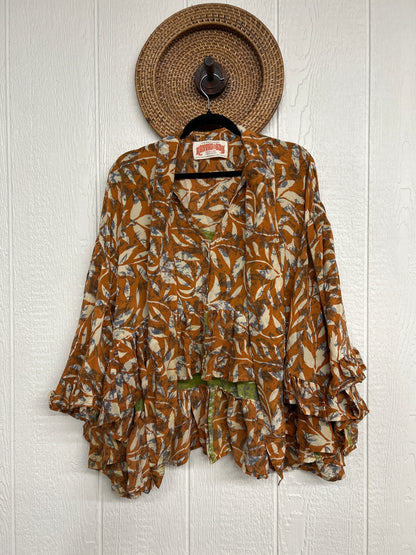 Crepe Sari Wild Rose Top 1225 124