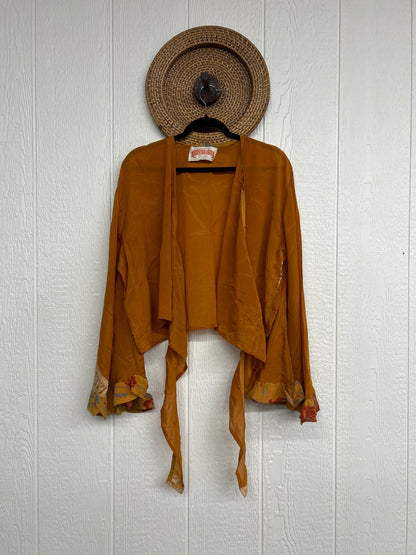 Crepe Sari Zeppelin Crop Shrug 0426 132