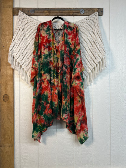 Crepe Sari Orchid Kimono 0626 260