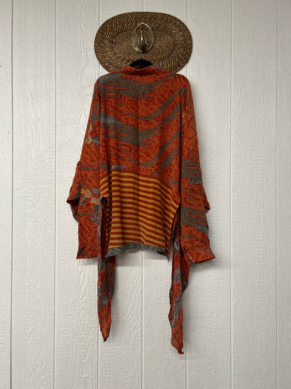 Crepe Sari Nirvana Button Down 1125 101