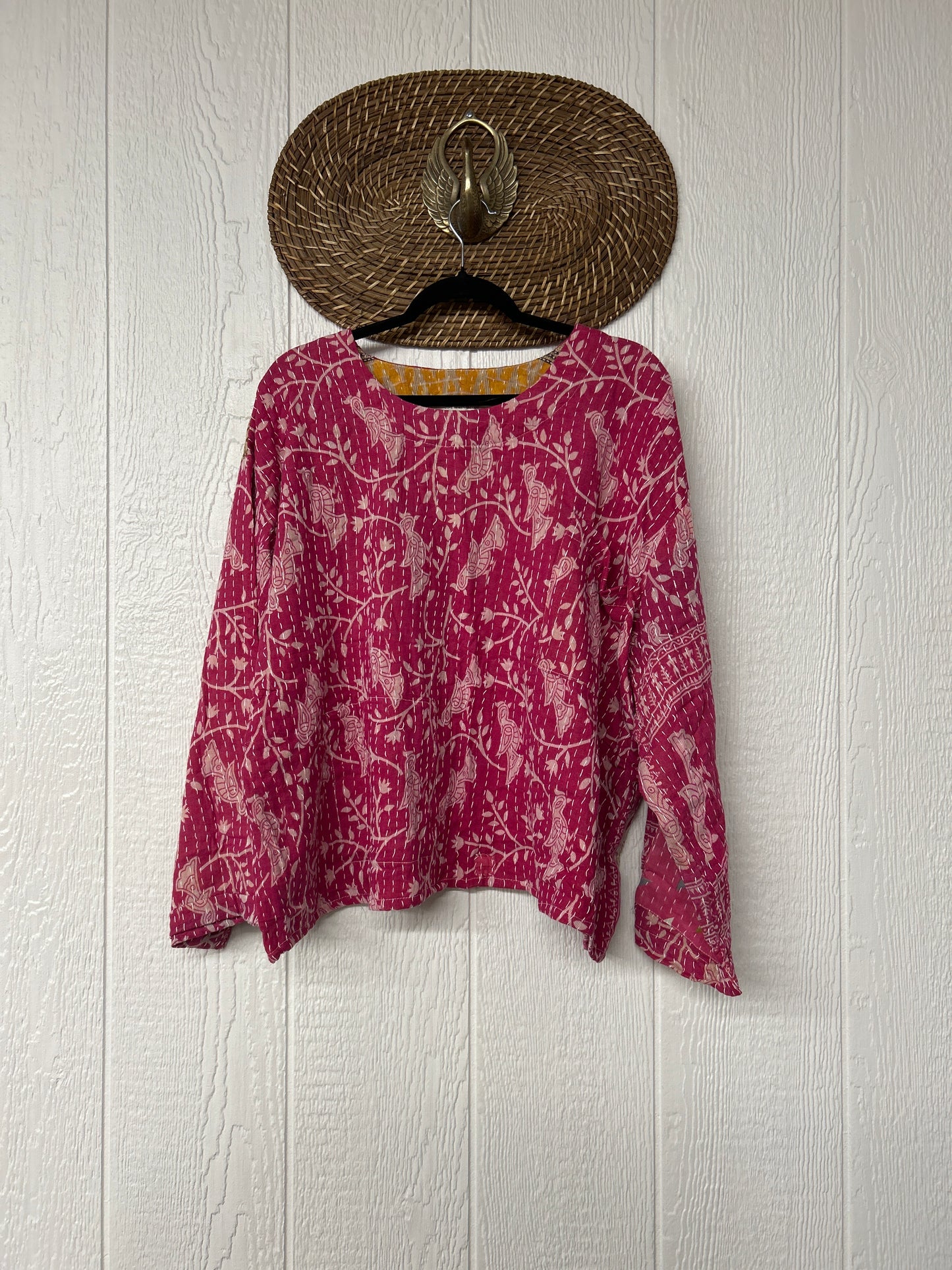 Pareo Kantha Wanderer Pocket Crop Top 0226 272