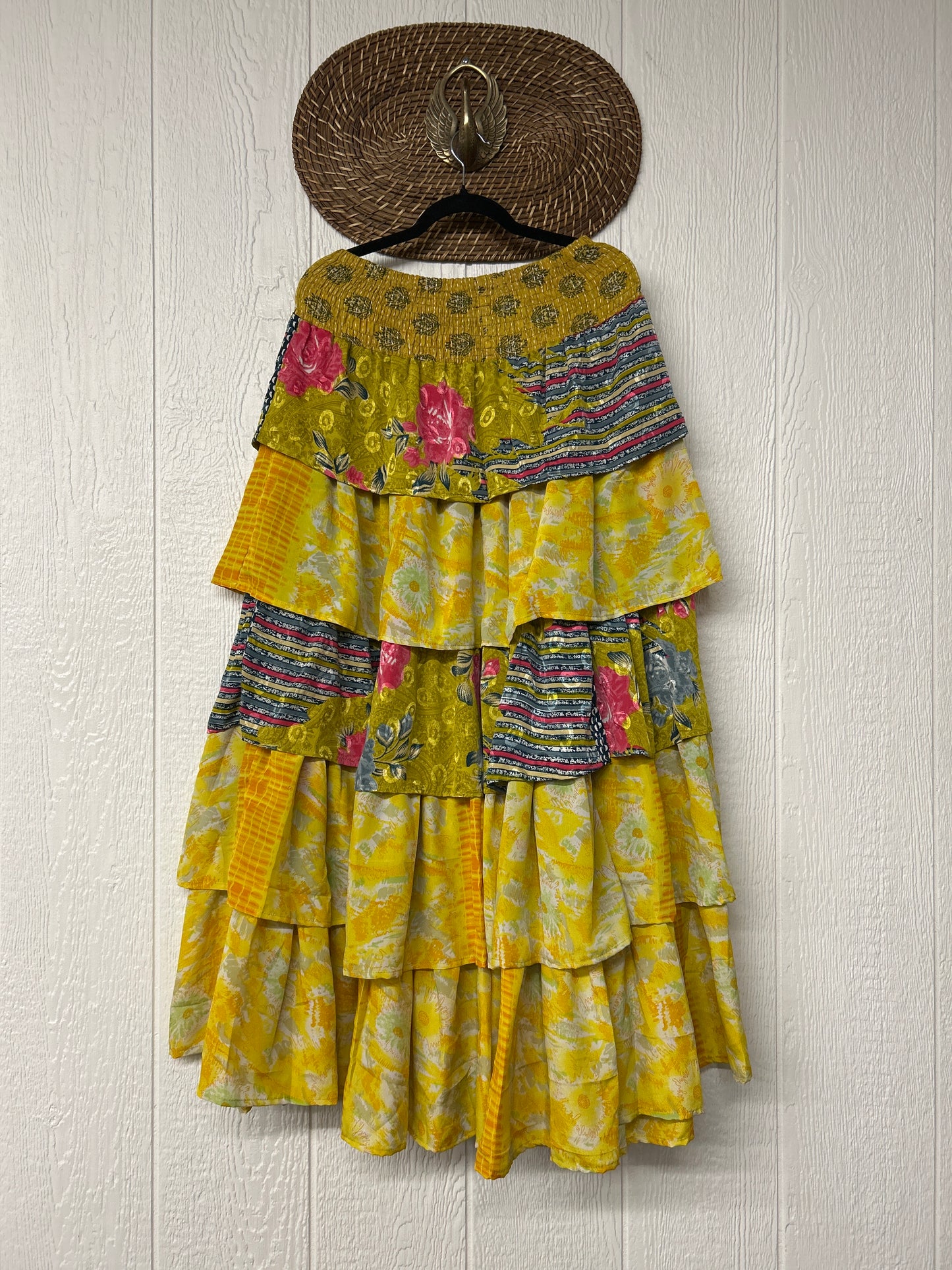 Rasgulla Sari Venus Ruffle Maxi 1125 005