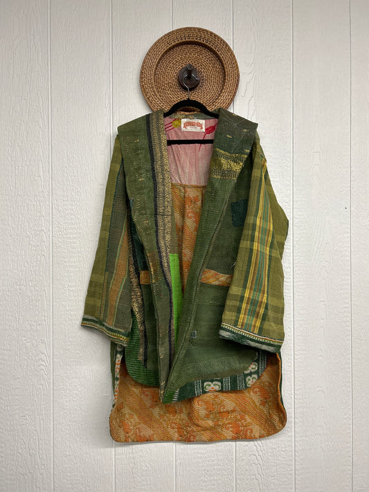 Fine Kantha Drifter Coat 1026 239