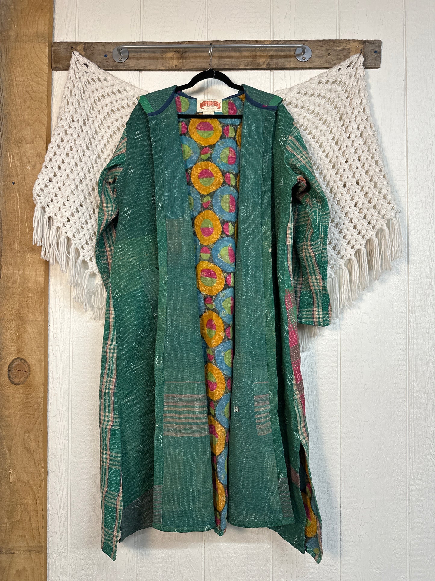 Fine Kantha Rising Sun Coat 1125 247