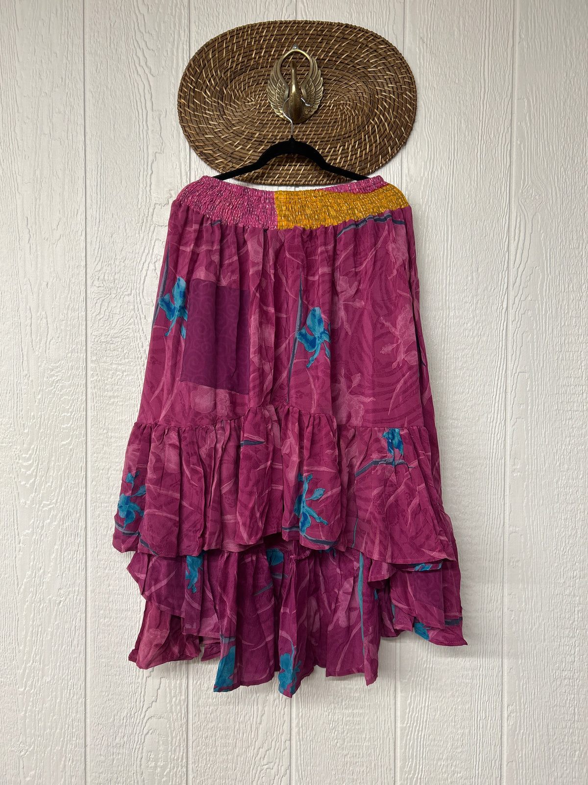 Crepe Sari Dahlia Skirt 1026 050