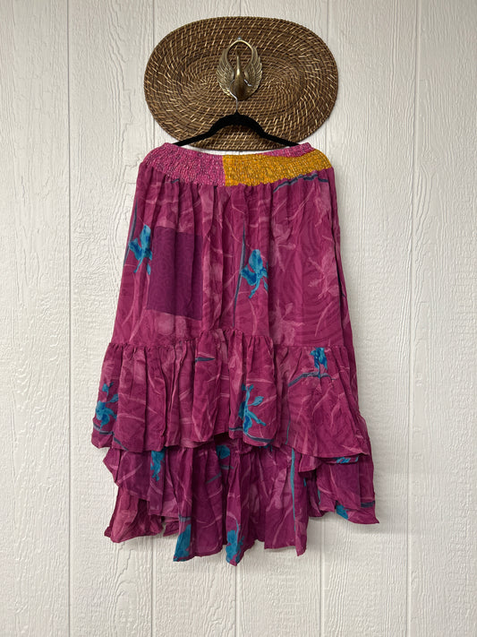 Crepe Sari Dahlia Skirt 1026 050