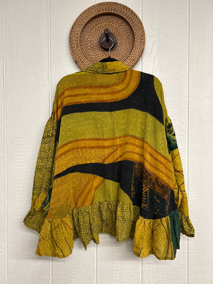 Crepe Sari Wild Rose Top 1225 030