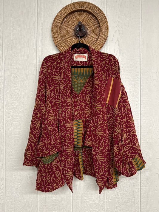 Crepe Sari Wild Rose Top 1225 086