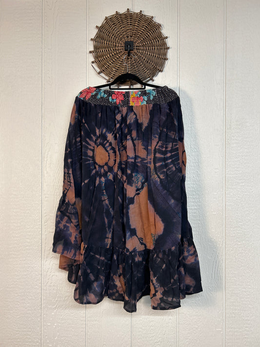 Crepe Sari Dahlia Skirt 1026 165