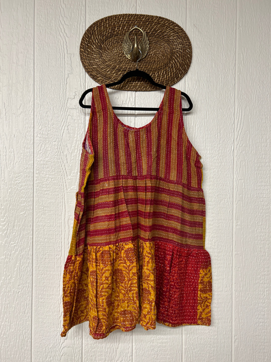 Kantha Meadow Mini Dress 0625 178