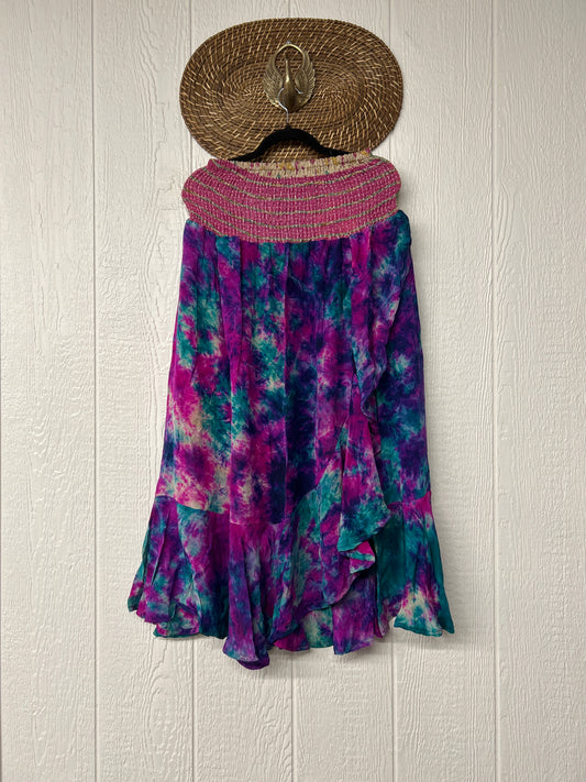 Crepe Sari Inner Peace Wrap Skirt 0626 105