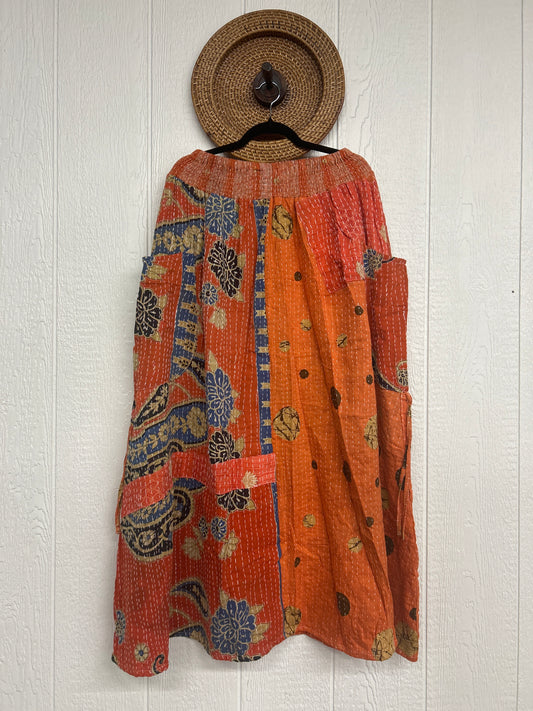 RETAIL Pareo Kantha Butterfly Cargo Skirt 0426 275
