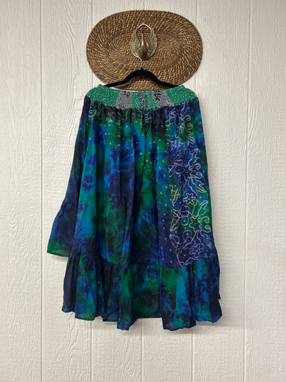 Crepe Sari Dahlia Skirt 1026 138