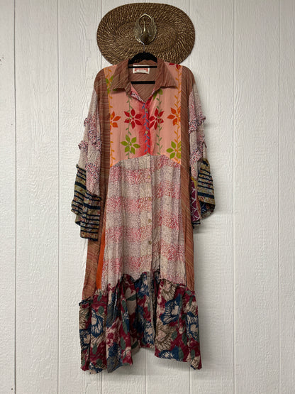 Crepe Sari Rhiannon Duster Dress 0226 128