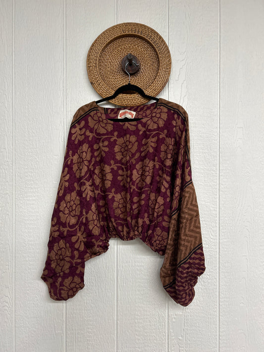 Crepe Sari Luna Crop Top 0126 046