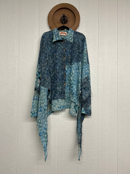 Crepe Sari Nirvana Button Down 1125 272