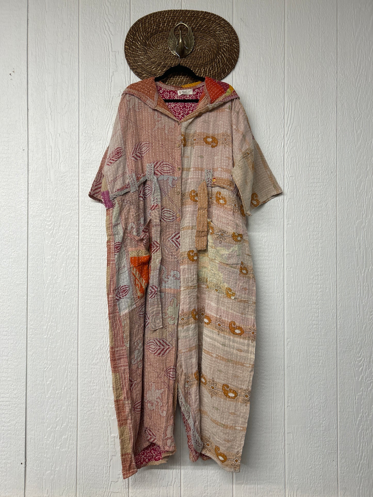 Kantha Zen Hoodie Jumpsuit 0925 107