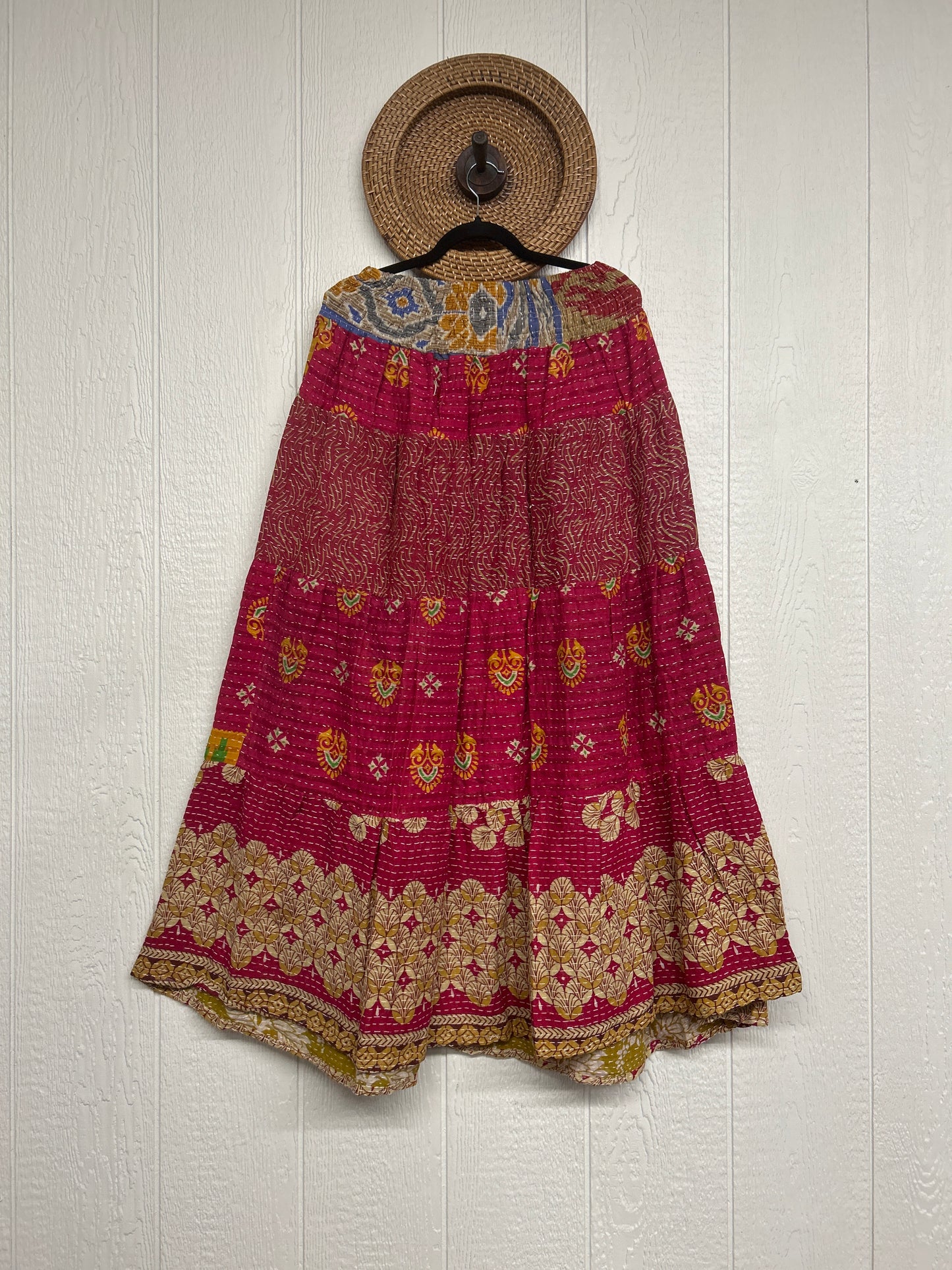 Pareo Kantha Lotus Maxi Skirt 0826 061