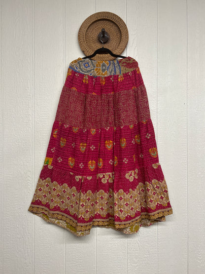 Pareo Kantha Lotus Maxi Skirt 0826 061