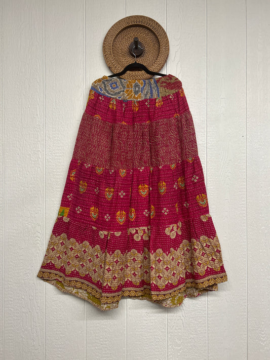 Pareo Kantha Lotus Maxi Skirt 0826 061