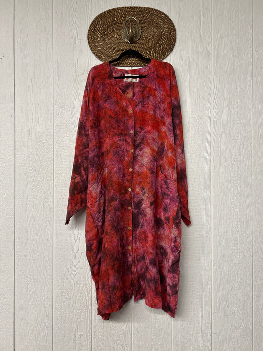 Crepe Sari Gaia Duster Dress 0826 018