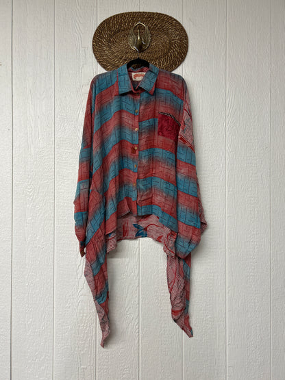 Crepe Sari Nirvana Button Down 1125 162