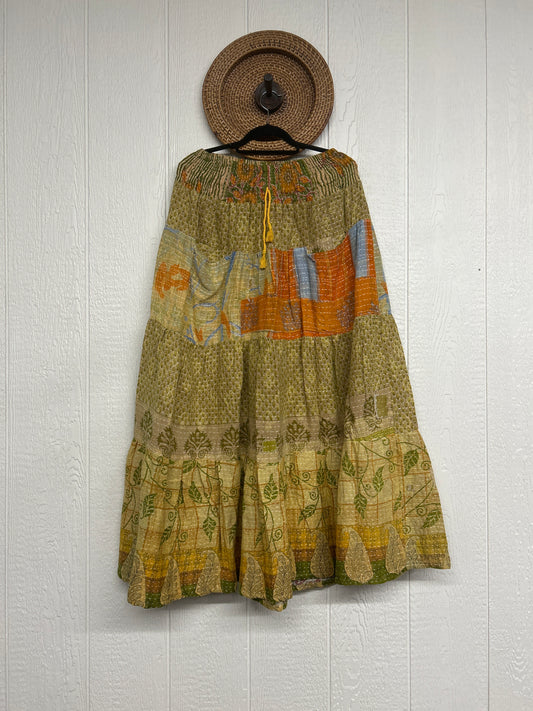 Pareo Kantha Lotus Maxi Skirt 0826 024