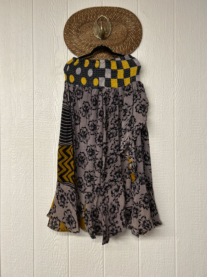 Crepe Sari Inner Peace Wrap Skirt 0626 022
