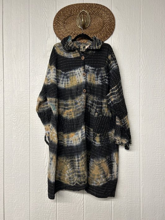 Aura Edit Koverlet Button Down Trench Coat 1026 026