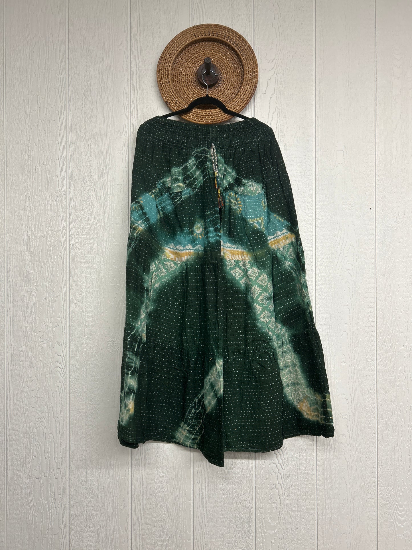 Pareo Kantha Lotus Maxi Skirt 0826 233