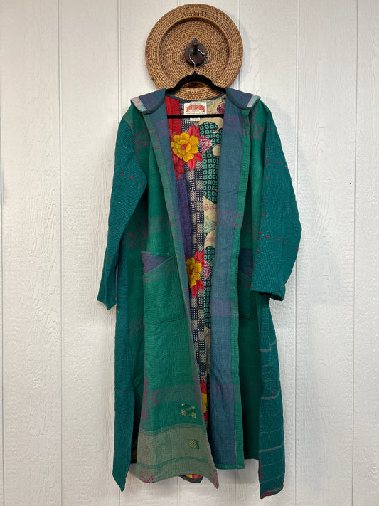 Fine Kantha Rising Sun Coat 1125 181