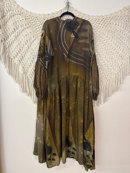 Crepe Sari Evermore Kimono L0626 001