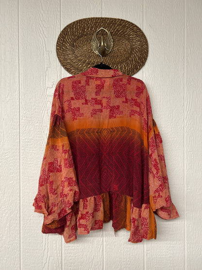 Crepe Sari Wild Rose Top 1225 200