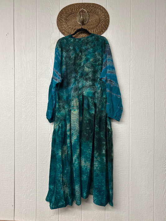 Crepe Sari Evermore Kimono 1026 122