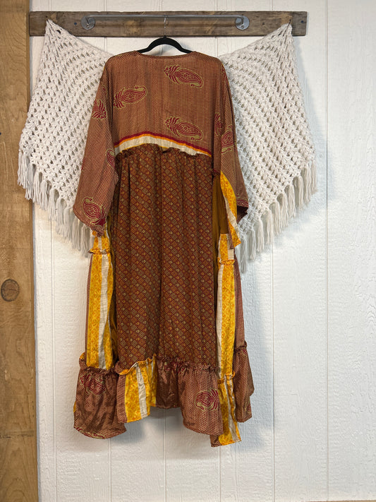 Rasgulla Sari Rhiannon Kimono 0826 064