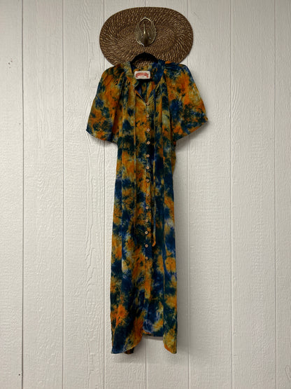 Crepe Sari Summer Woodstock Duster 0626 264