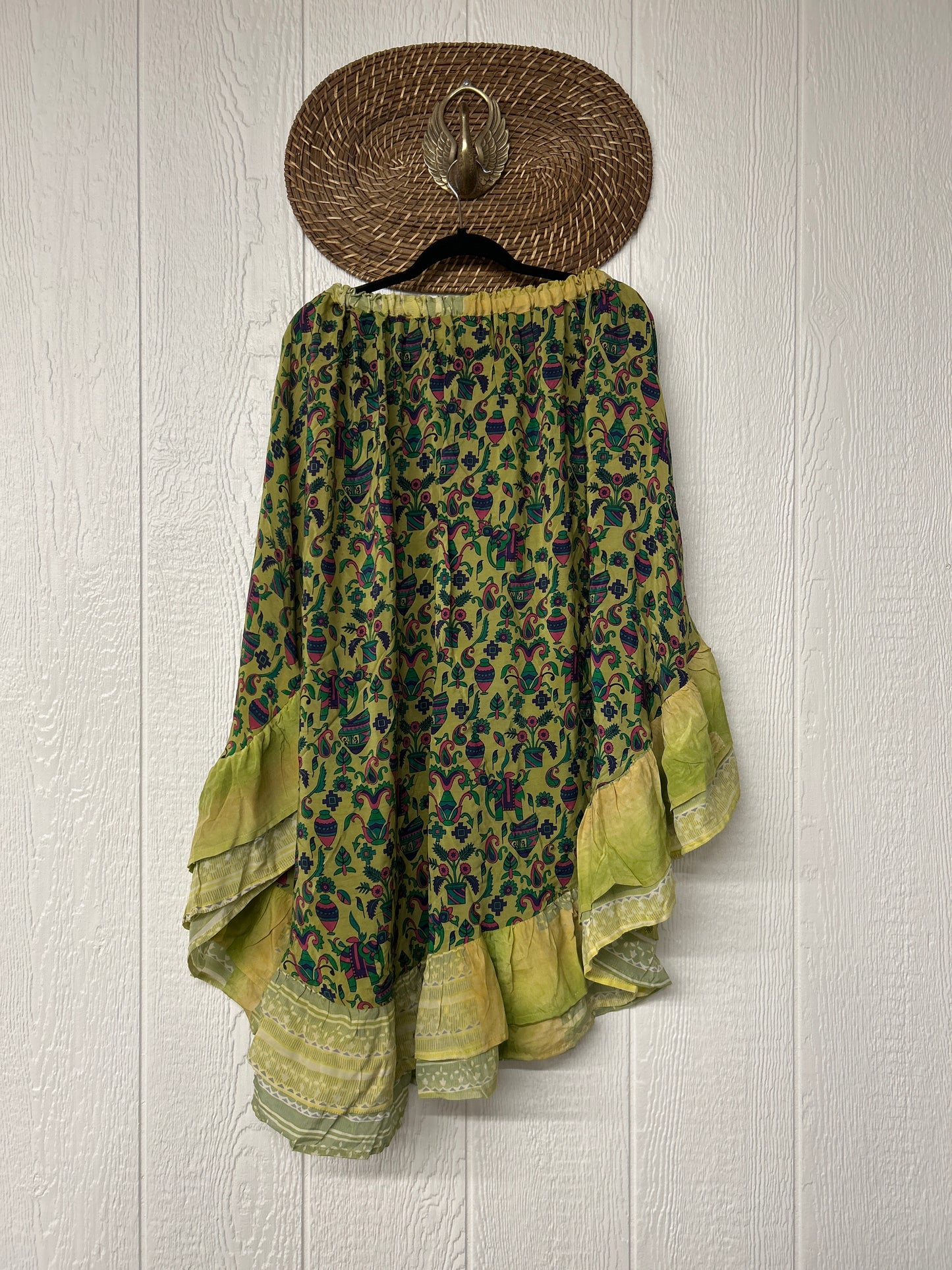 Crepe Wild Rose Skirt 1025 122