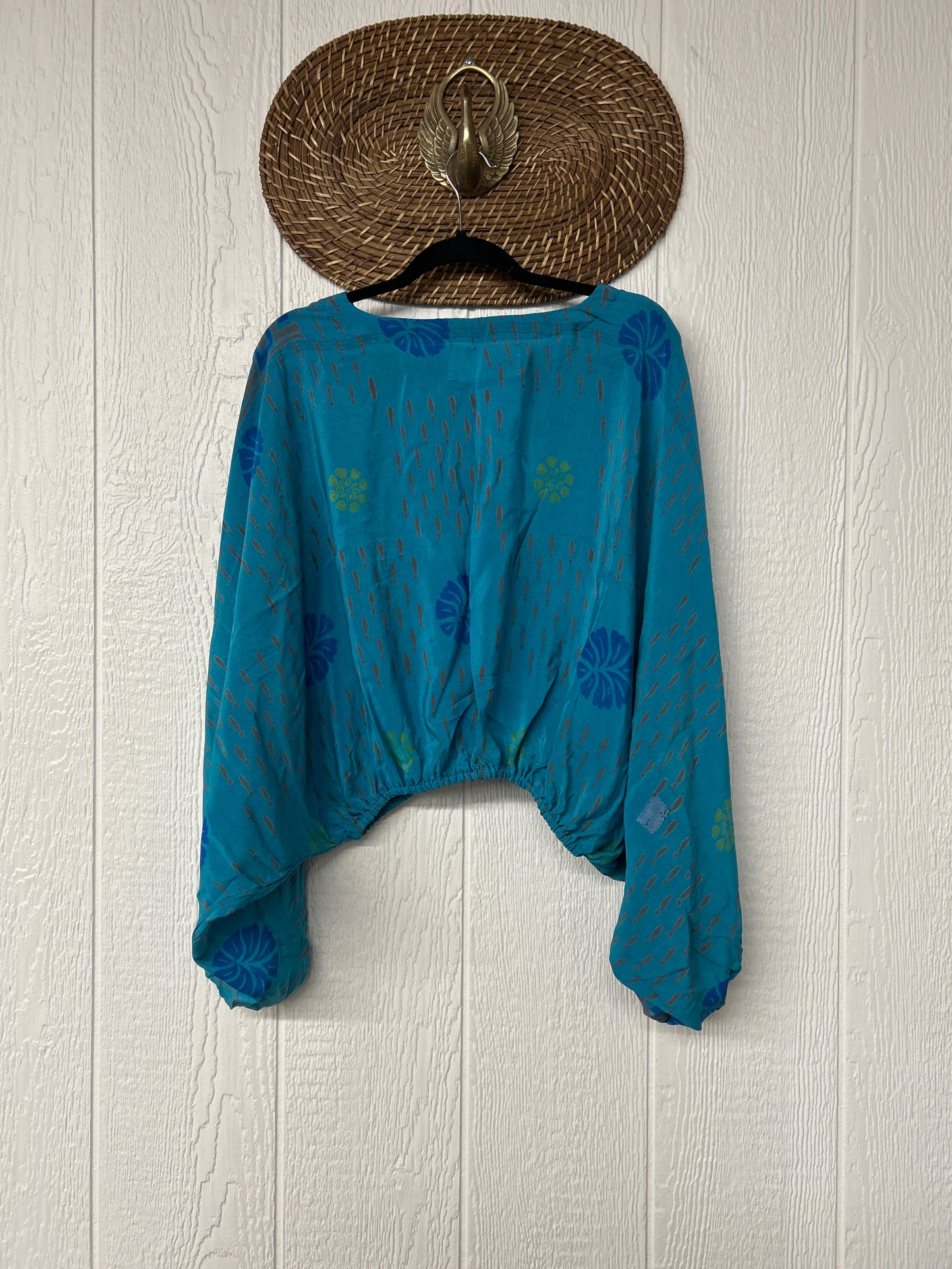 Crepe Sari Luna Crop Top 0126 228