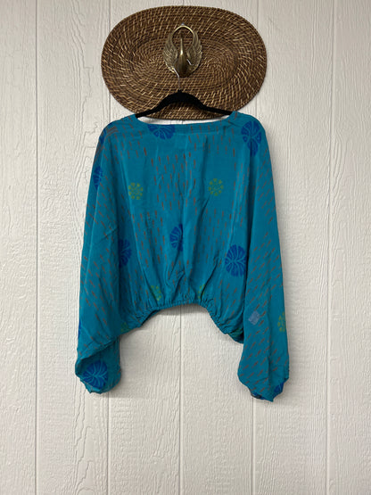 Crepe Sari Luna Crop Top 0126 228