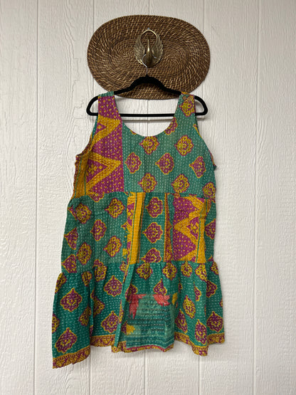 Kantha Meadow Mini Dress 0625 241