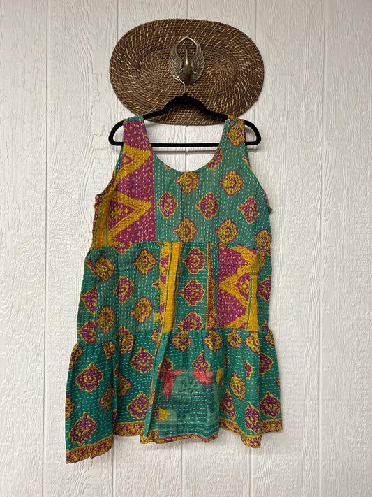 Kantha Meadow Mini Dress 0625 241