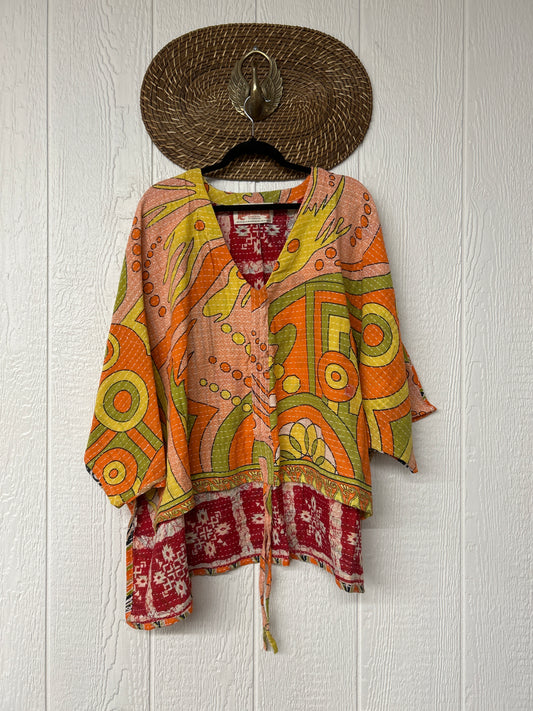 RETAIL Pareo Kantha Hi-Lo Butterfly Top 0626 084