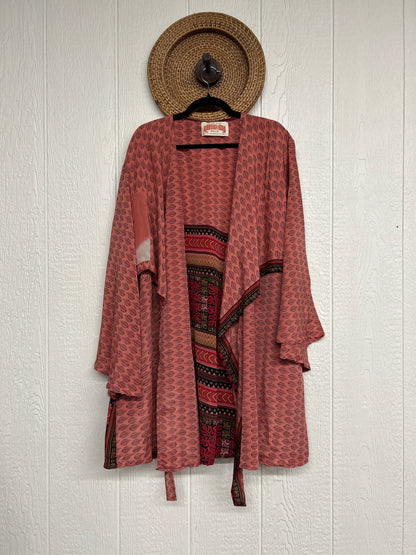 RETAIL Rasgulla Sari Shortie Spellbound Kimono 0226 169