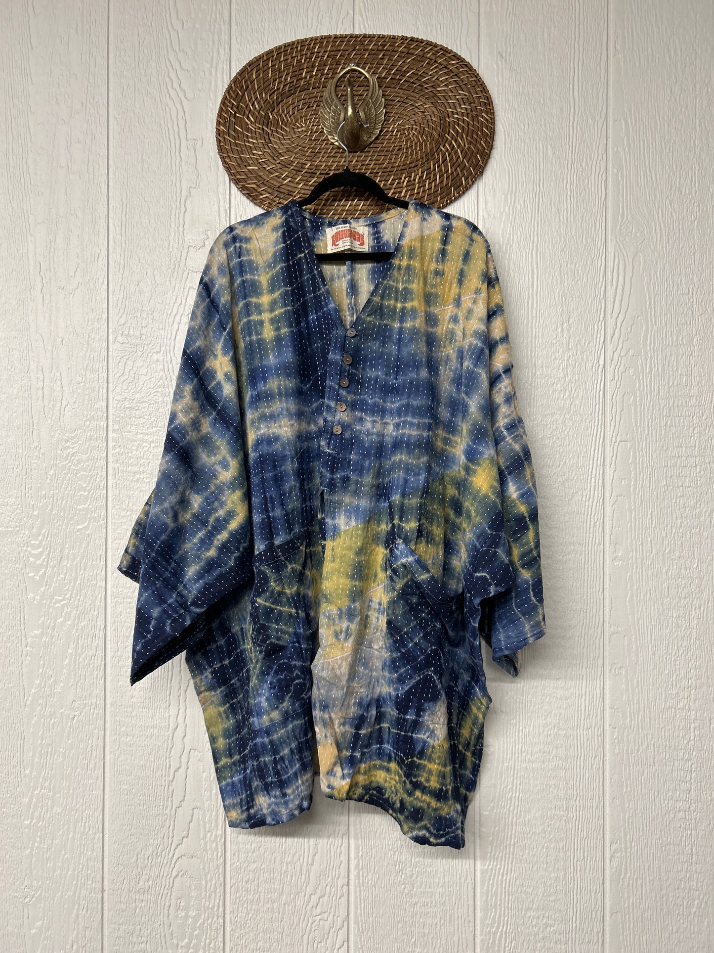 Pareo Kantha Gaia Split Tunic 0526 003