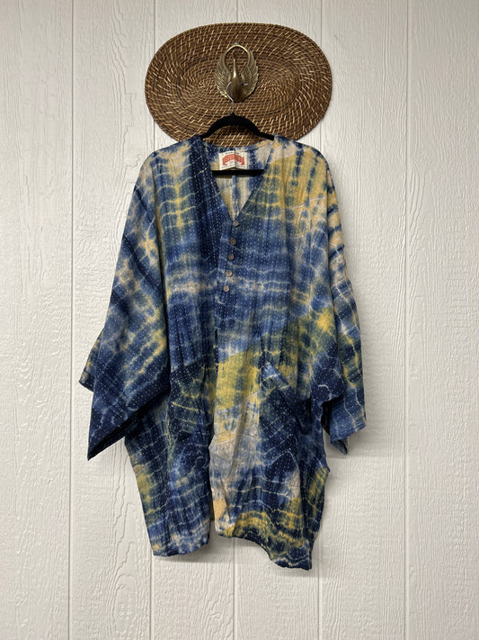 Pareo Kantha Gaia Split Tunic 0526 003